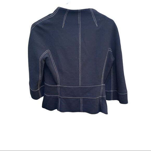 Yoana Baraschi Nautical Blue Blazer Jacket Sz 6 Vintage - Picture 2 of 7